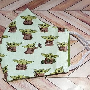 Baby Yoda 100% Cotton face mask